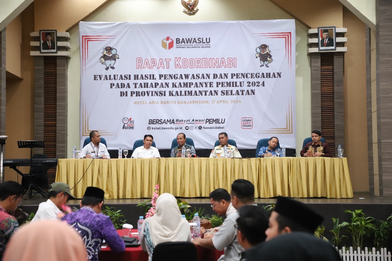 Rakor Evaluasi Kampanye Pemilu 2024, Sinergitas Stakeholder Berlanjut di Pilkada 2024