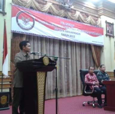 Pelantikan Anggota Panwascam Se-Kota Banjarmasin