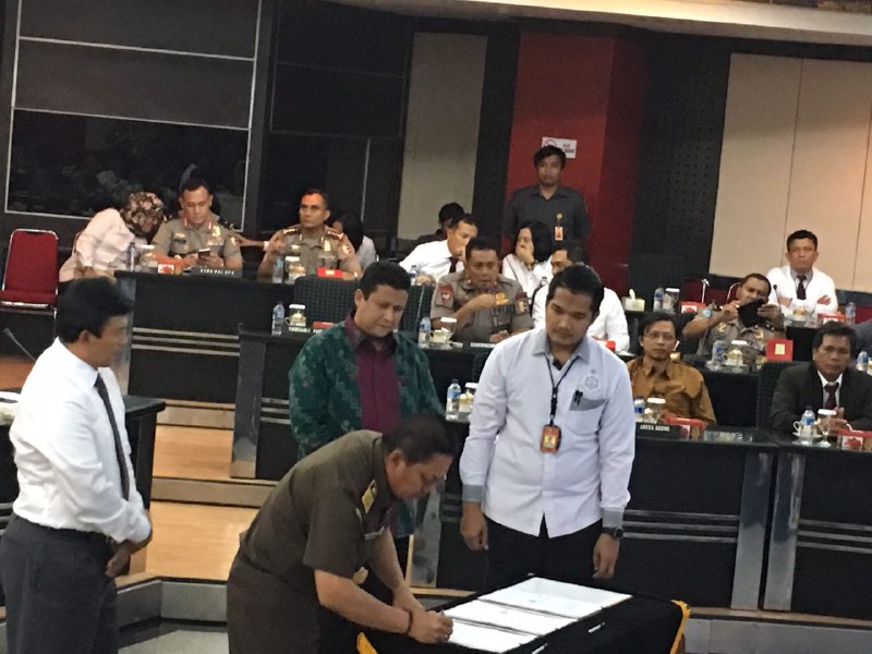 BAWASLU, POLRI DAN KEJAGUNG KOMITMEN MEMPERTEGAS TINDAK PIDANA PEMILU