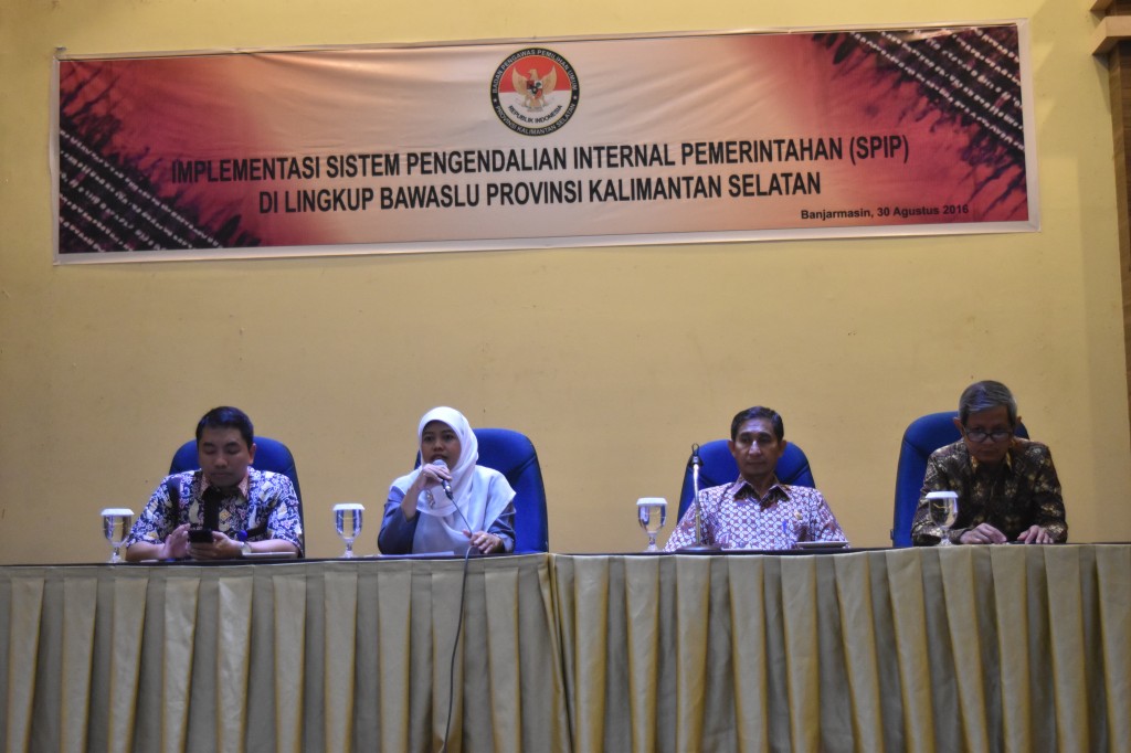 RAKER IMPLEMENTASI SPIP DI LINGKUP BAWASLU PROVINSI KALIMANTAN SELATAN