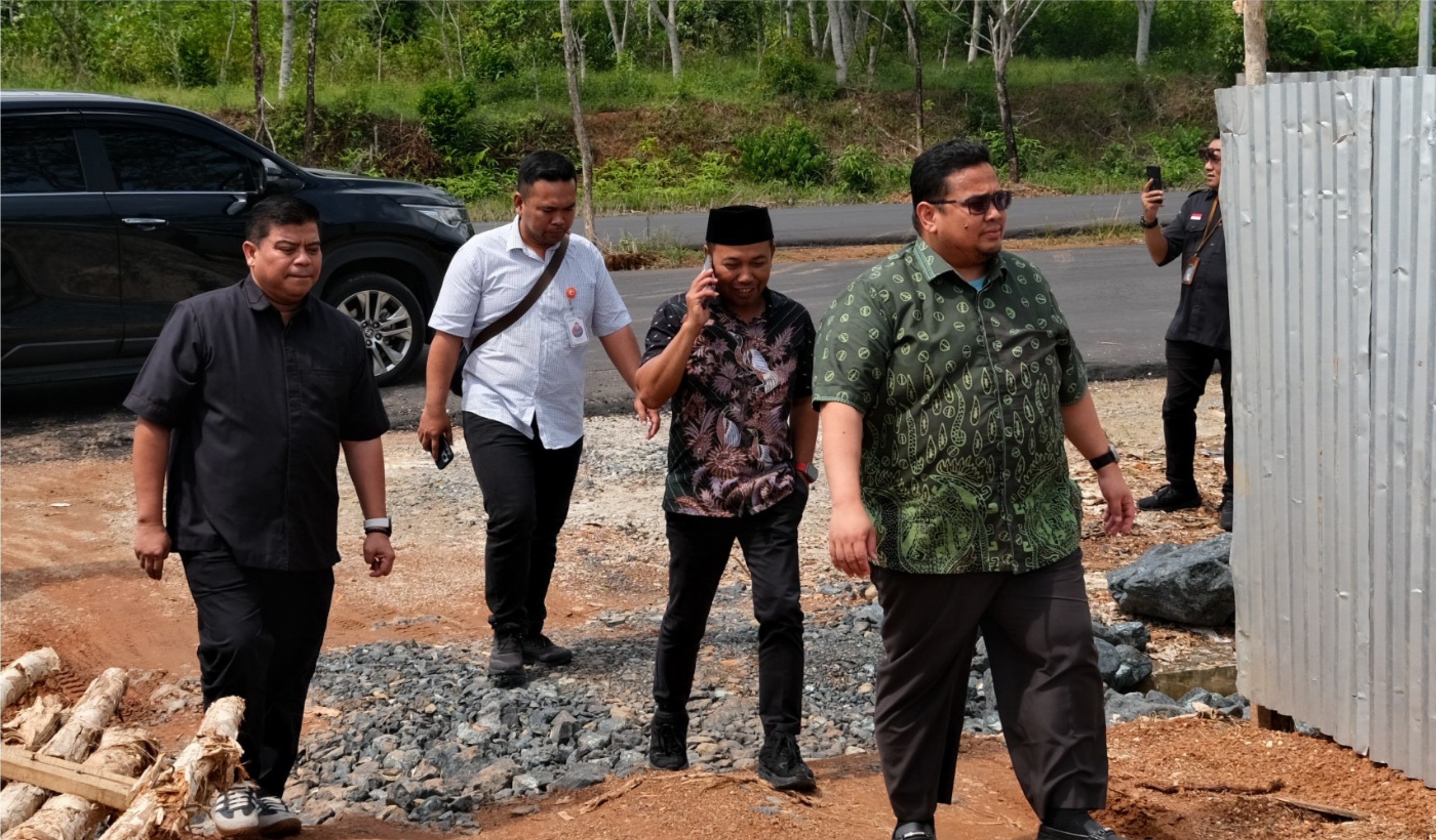 Ketua Bawaslu RI Tinjau Pembangunan Gedung Baru Bawaslu Kalsel di Banjarbaru