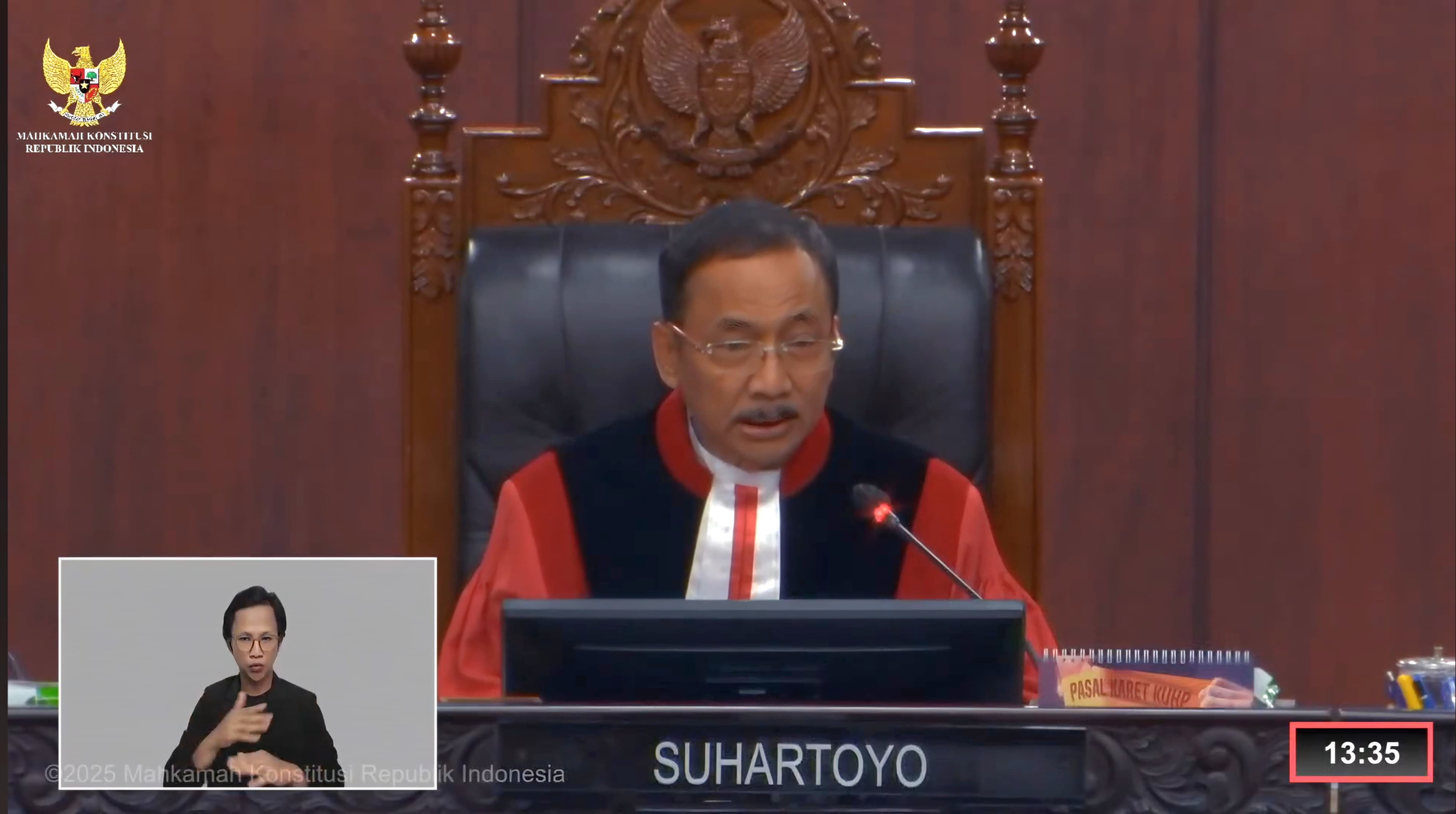 Bawaslu Kalsel Hadiri Sidang Pengucapan Putusan MK Gugatan PSU Banjarbaru