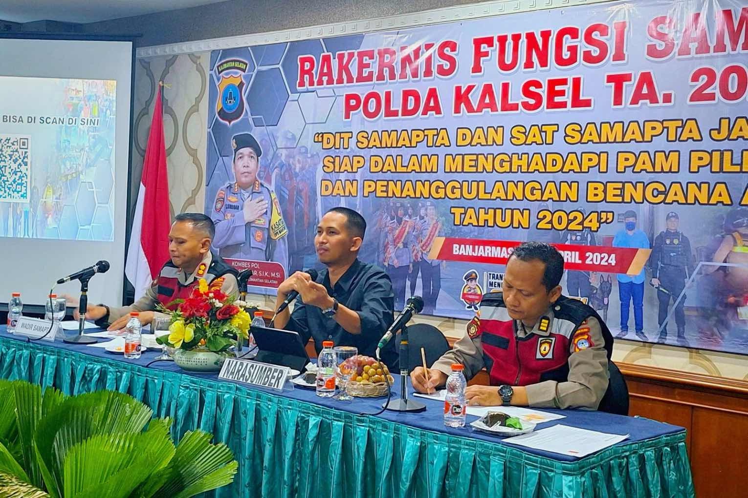 Kolaborasi Bawaslu dan Polda Kalsel Wujudkan Pemilihan Serentak yang Demokratis