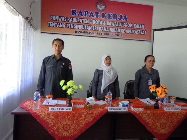 Raker LPJ Keuangan Dana Hibah bersama Panwas Kabupaten/Kota