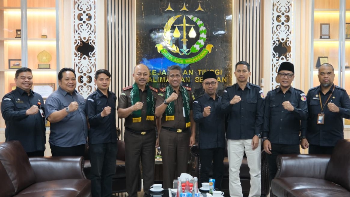 Audiensi Bawaslu Kalsel di Kantor Kejati Kalsel