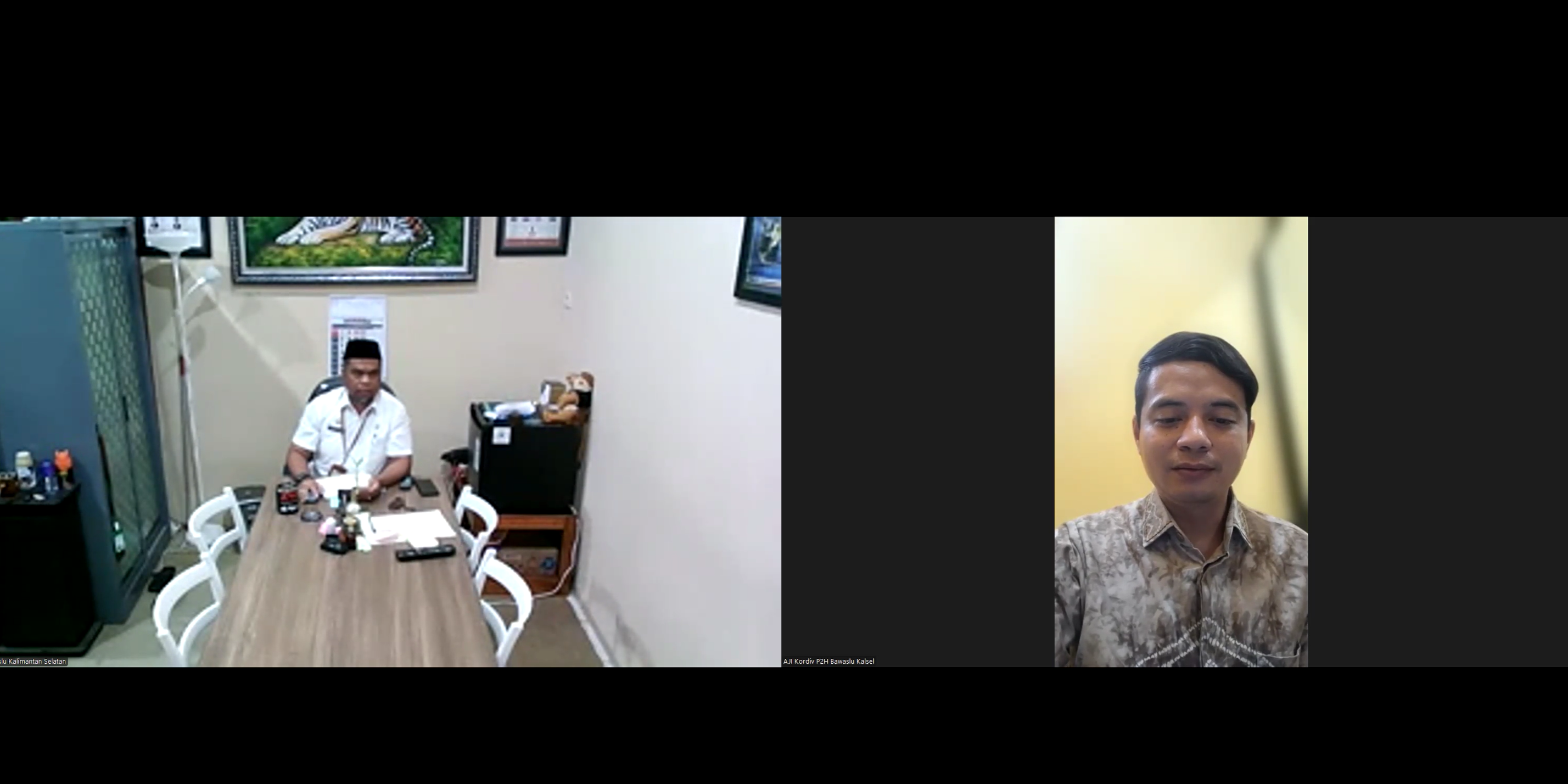 Kordiv Pencegahan menyampaikan arahan dalam rapat konsolidasi kehumasan