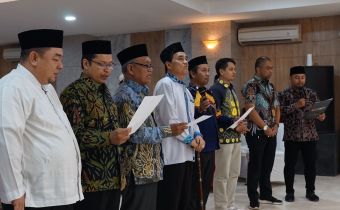 Deklarasi Pemilu Damai MUI Kalsel dan Bawaslu Kalsel