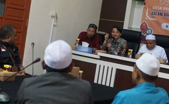 Forum Warga di HST : Bawaslu Kalsel Sosialisasikan Larangan Kampanye di Tempat Ibadah dan Pendidikan