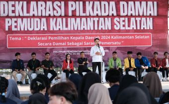 Deklarasi Damai, Mahasiswa dan Pemuda Kalsel Siap Kawal Pilkada 2024