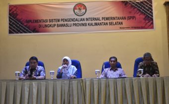 RAKER IMPLEMENTASI SPIP DI LINGKUP BAWASLU PROVINSI KALIMANTAN SELATAN