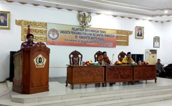 Pimpinan Bawaslu Kalimantan Selatan Beri Bimtek Pada Panwascam se-Kabupaten Batola