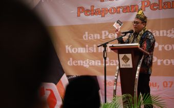 Lounching buku saku pelaporan penanganan pelanggaran pemilu, Puadi: â€œjaga integritas dan profesionalitasâ€