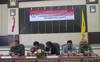 Pelantikan dan Pembekalan Panwascam Se- Kabupaten Hulu Sungai Utara