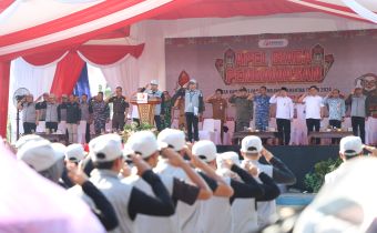 Apel Siaga Kampanye Bawaslu Kalsel, Ditandai Bunyi Sirine, 700 lebih Pengawas Pemilihan Siap Awasi Kampanye Pilkada 2024