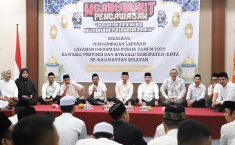 Suasana Silahturahmi Acara Ngabuburit Pengawasan 1447 H Bawaslu Kalsel